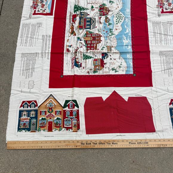Home For The Holidays Winter Scene Panel by VIP Screen Print Fabric Craft Sewing - Picture 6 of 7